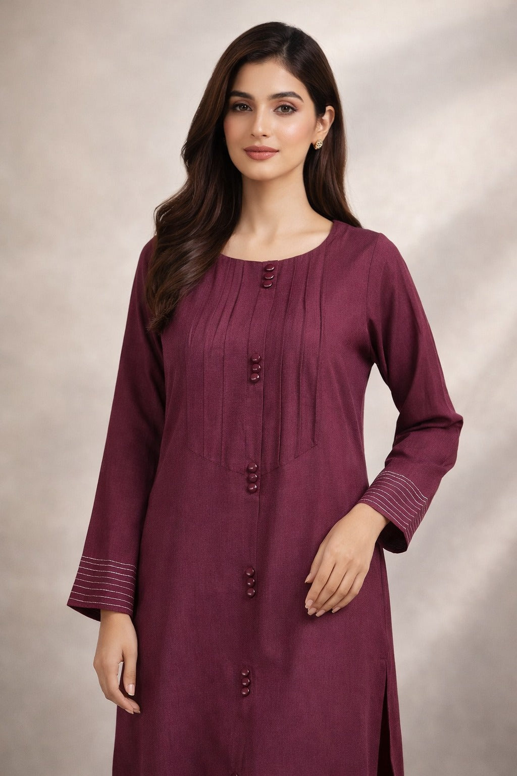 Ayla Maroon Kurta